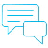 two way texting icon