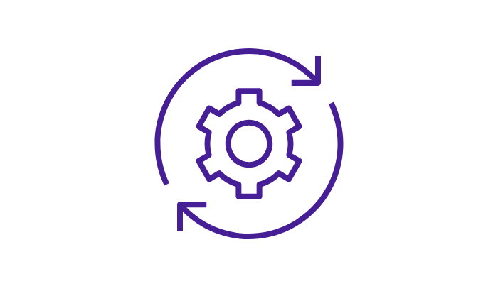 gear arrow icon